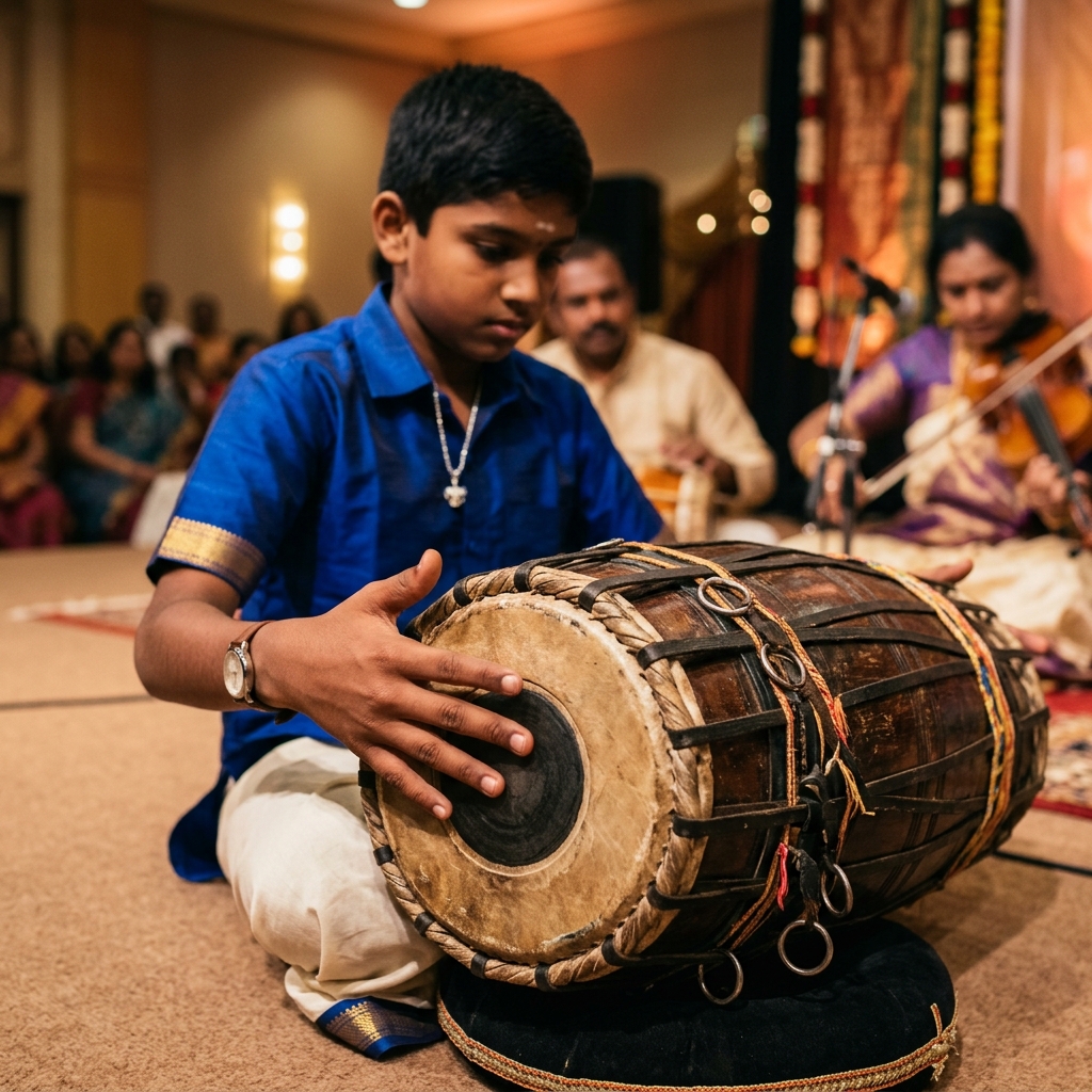Traditional Mridangam Session