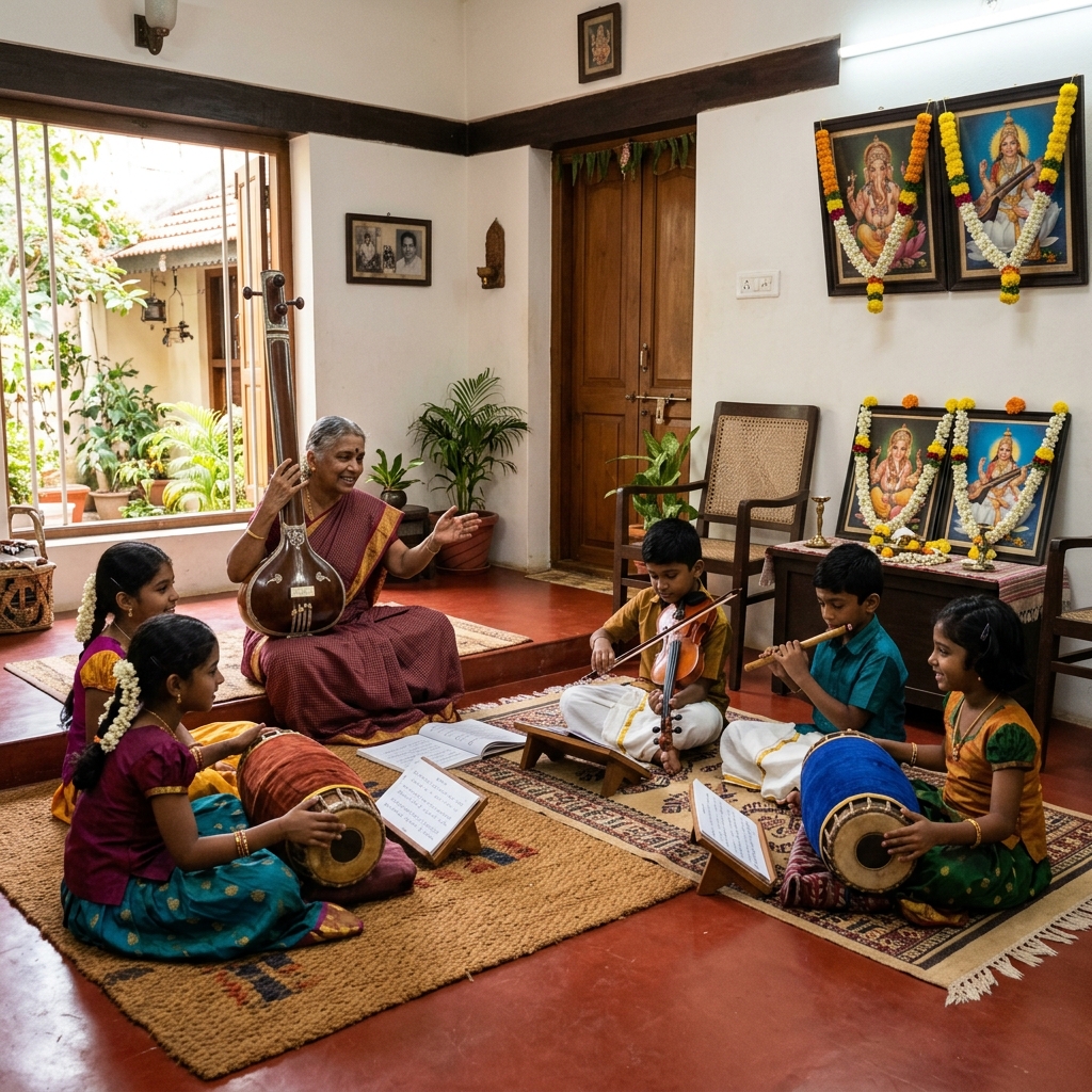 Traditional South Indian Music Class